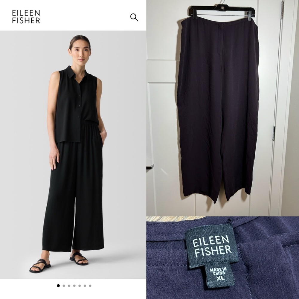 Eileen Fisher Silk Plus size XL 16-18 pants